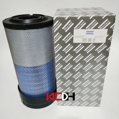 Het Materiële Graafwerktuig Air Filter, 3222 van pp de Luchtfilter van 188134 Atlascopco